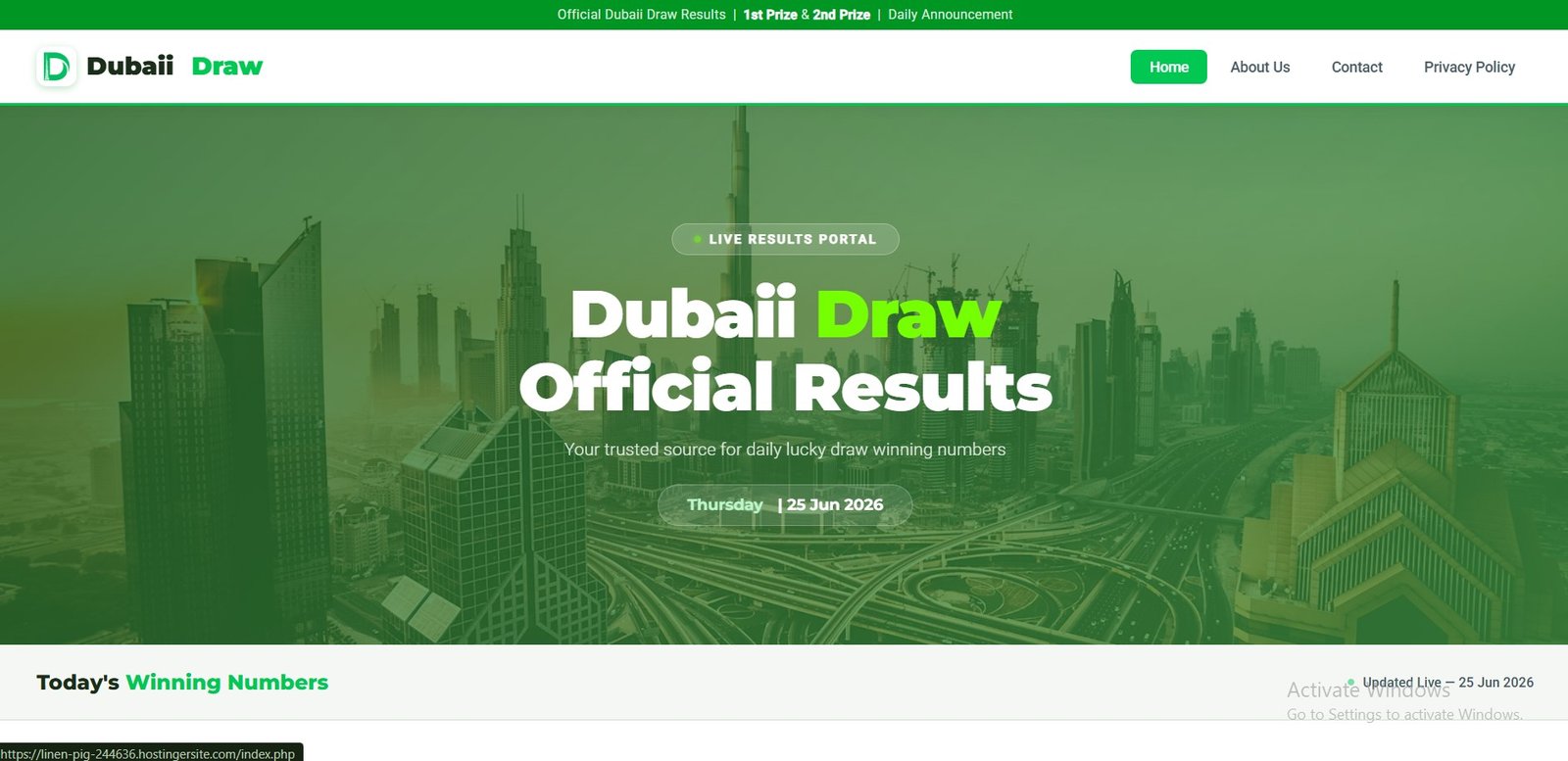 Dubaii Draw
